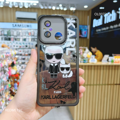 Ốp Xiaomi Redmi 12C dẻo đen Karl viền nhám