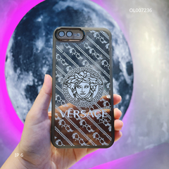 Ốp IP 6 dẻo đen Versace viền nhám