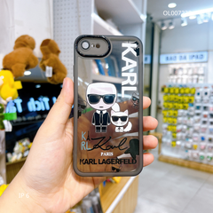 Ốp IP 6 dẻo đen Karl viền nhám