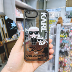Ốp IP 6+ dẻo đen Karl viền nhám