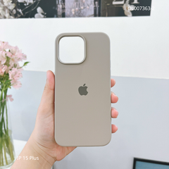 ** Ốp IP 15 Plus Silicon chống bẩn Full loa