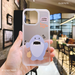 Ốp IP 12 Pro Max dẻo nhám in cá mập Rainy day