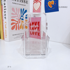 Ốp IP X Space lưng cứng nút bạc bảo vệ camera