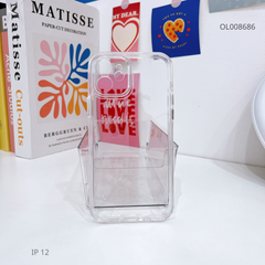 Ốp IP 12 6.1 Space lưng cứng nút bạc bảo vệ camera