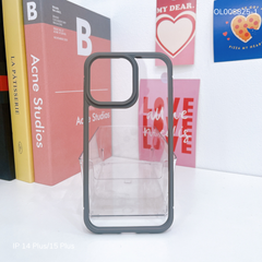 Ốp IP 14 Plus/15 Plus Spigen lưng trong viền màu