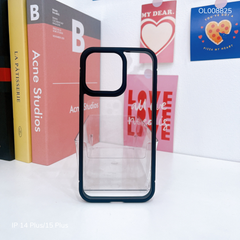 Ốp IP 14 Plus/15 Plus Spigen lưng trong viền màu