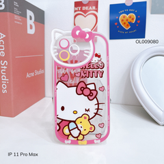 ** Ốp IP 11 Pro Max dẻo in Hello Kitty camera kitty