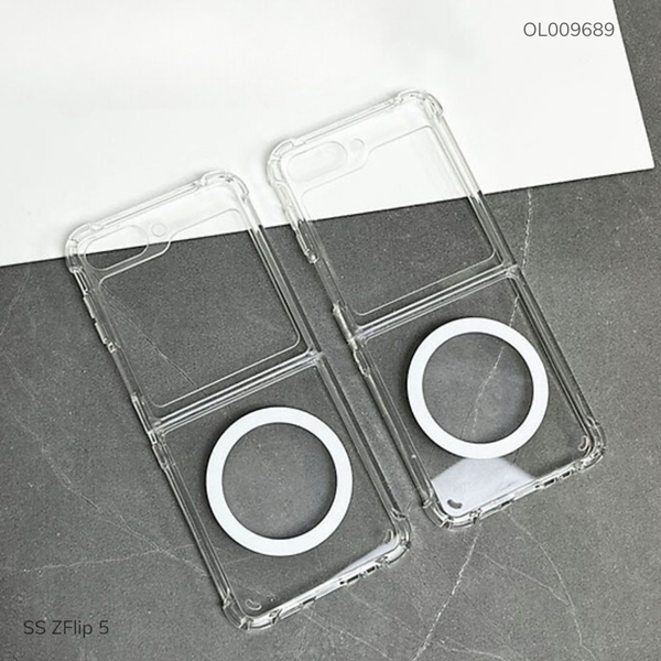 ** Ốp SS ZFlip 5 lưng Mica viền dẻo Magsafe
