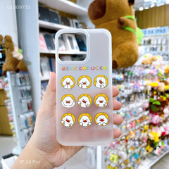 Ốp IP 14 Pro dẻo 9 icon Duck Duck viền nhám