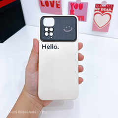 Ốp Xiaomi Redmi Note 11 Pro dẻo kem Hello phối camera