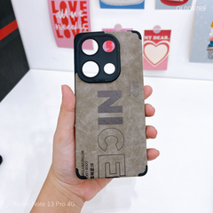 Ốp Redmi Note 13 Pro 4G giả da lộn Nice