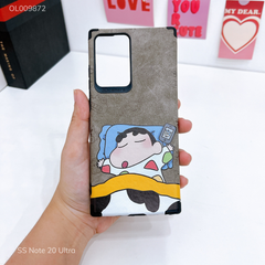 Ốp SS Note 20 Ultra giả da lộn Kushin ngủ