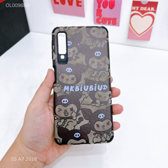 Ốp SS A7 2018 giả da lộn Kuromi MKbiubiu