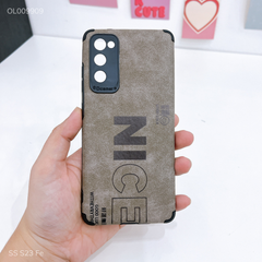 Ốp SS S23 Fe giả da lộn Nice