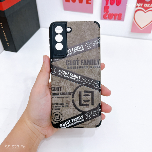 Ốp SS S23 Fe giả da lộn Clot Family