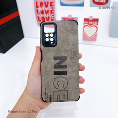 Ốp Redmi Note 11 Pro giả da lộn Nice