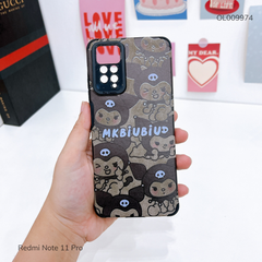 Ốp Redmi Note 11 Pro giả da lộn Kuromi MKbiubiu