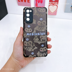 Ốp SS S23 Ultra giả da lộn Kuromi MKbiubiu