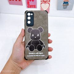 Ốp SS S23 Ultra giả da lộn Bearbrick