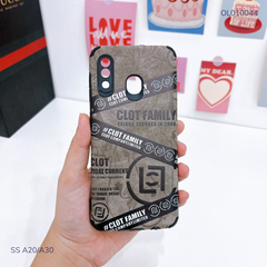 Ốp SS A20/A30 giả da lộn Clot Family