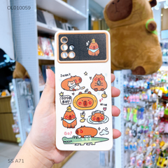 Ốp SS A71 dẻo Capybara Cute boy phối camera
