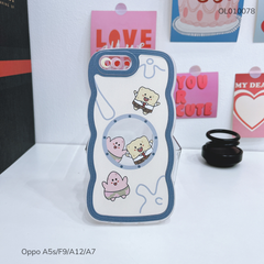Ốp Oppo A5s/F9/A12/A7 dẻo bọt biển và sao biển viền sóng