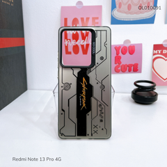 Ốp Redmi Note 13 Pro 4G nhám bạc Lyberpunk