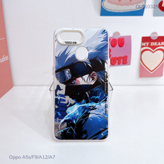 Ốp Oppo A5s/F9/A12/A7 lưng cứng Kakashi nút bạc