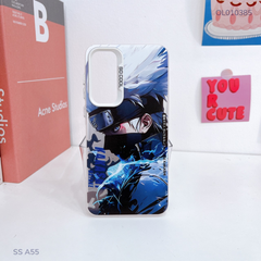 Ốp SS A55 lưng cứng Kakashi nút bạc
