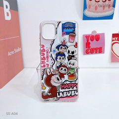 Ốp SS A04 lưng cứng Happy Labubu nút bạc