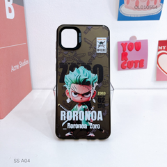 Ốp SS A04 lưng cứng Roronoa viền đen nút bạc