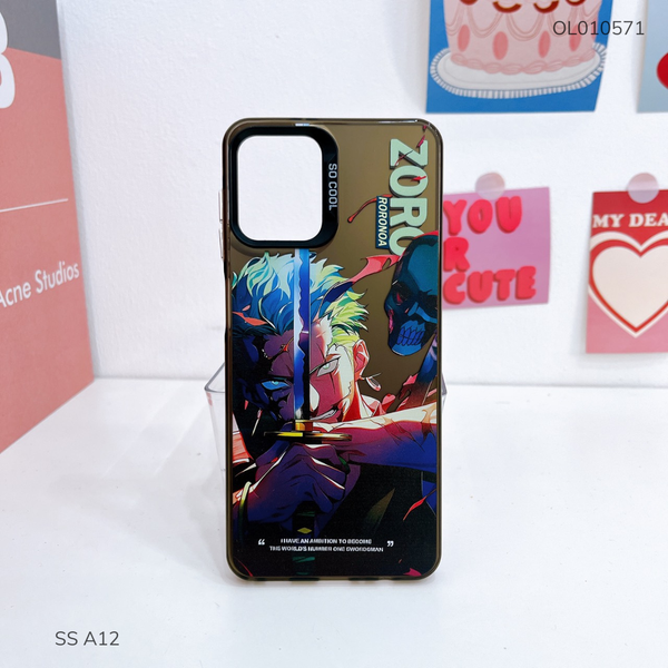 Ốp SS A12 lưng cứng Zoro nút bạc