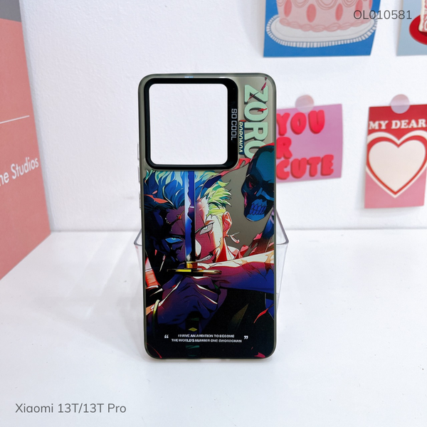 Ốp Xiaomi 13T/13T Pro lưng cứng Zoro nút bạc