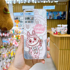 Ốp IP 11 6.1 vân sóng bạc cute Labubu