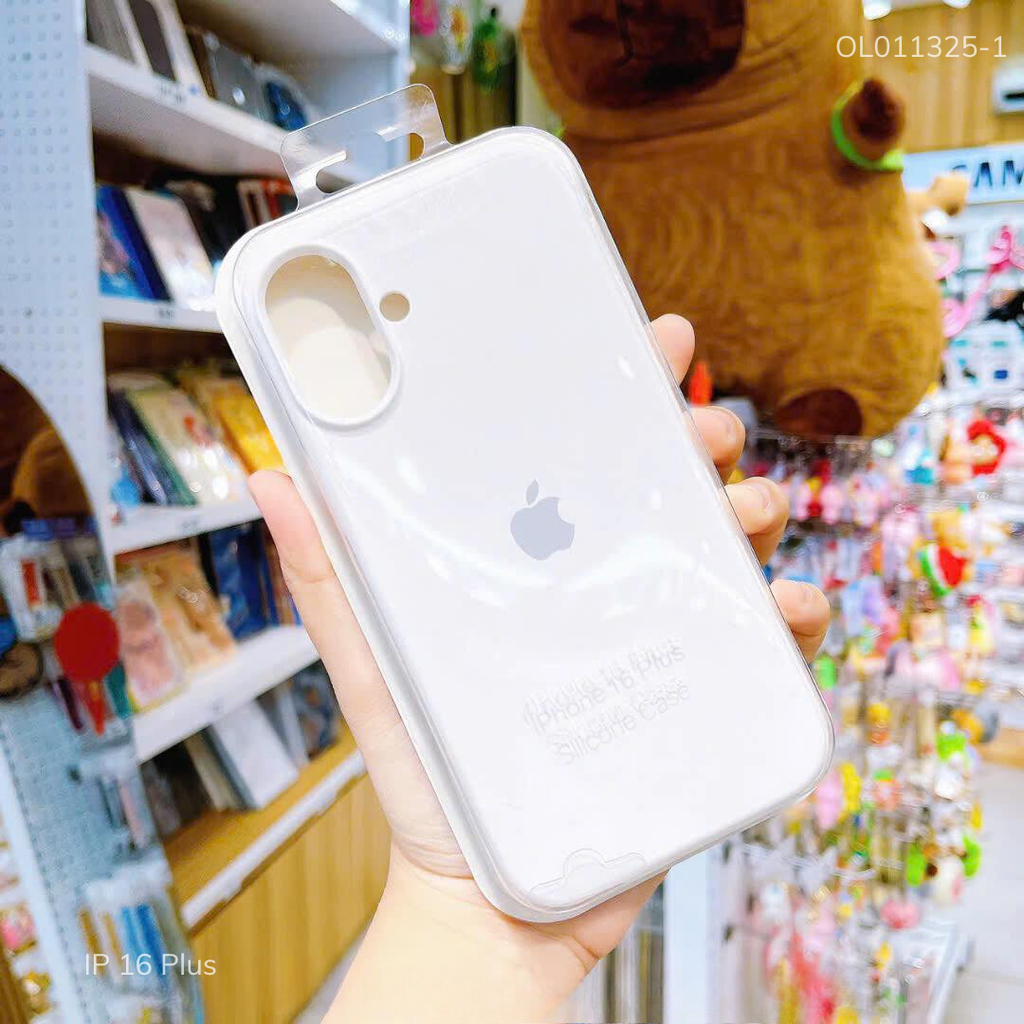 ** Ốp IP 16 Plus Silicon chống bẩn Full loa