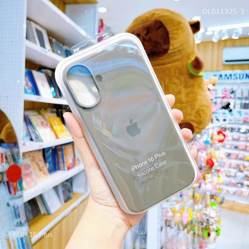 ** Ốp IP 16 Plus Silicon chống bẩn Full loa