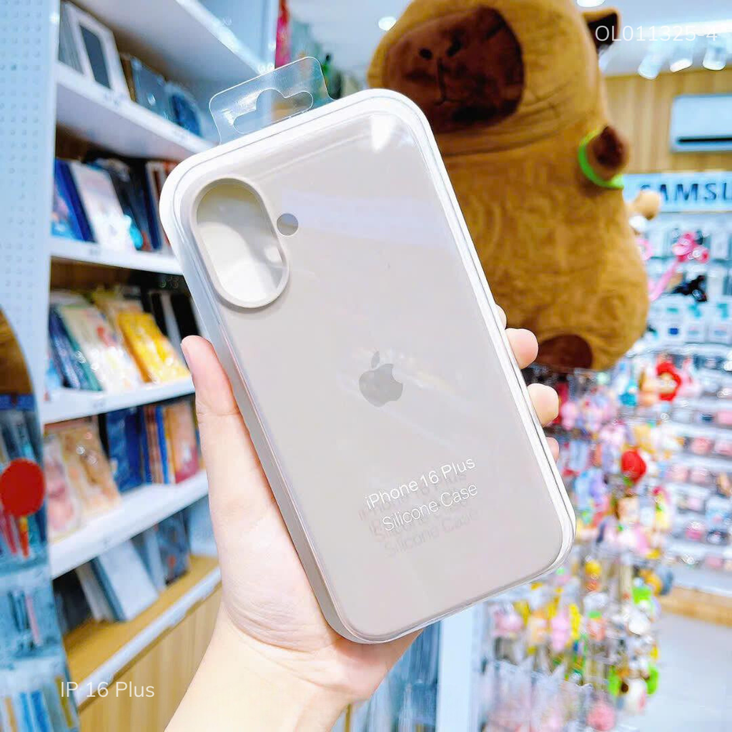 ** Ốp IP 16 Plus Silicon chống bẩn Full loa