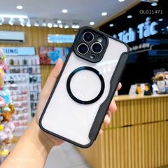 Bao da 16 Pro Max Dux Dusic lưng trong Magsafe