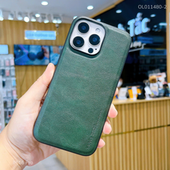 ** Ốp IP 16 Pro X-level vân da viền dẻo
