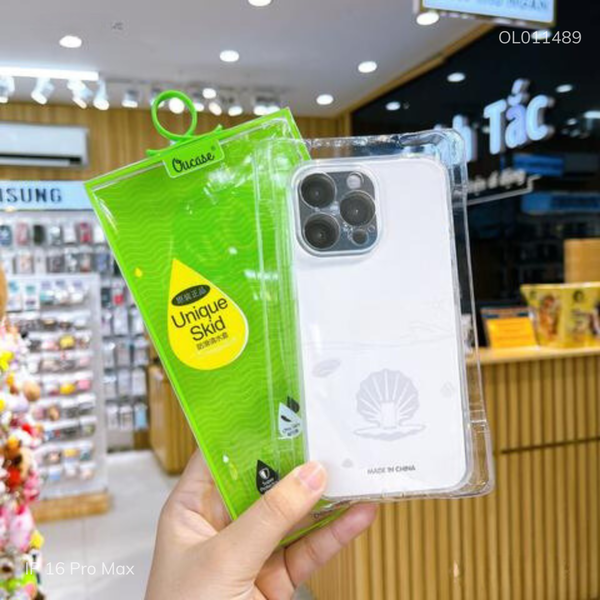 ** Ốp IP 16 Pro Max dẻo trong Vu/dada/trong khác
