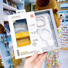 Ốp IP 16 Pro Likgus Stable Magsafe giá đỡ camera