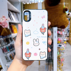 Ốp IP X lưng cứng In thỏ gấu Cute - Animals