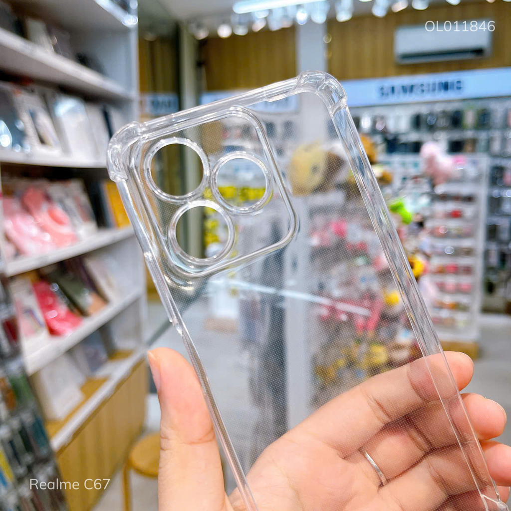 ** Ốp Realme C53 chống sốc phát sáng