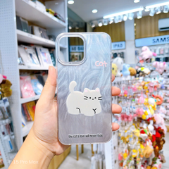 Ốp IP 15 Pro Max vân ánh sóng Cat