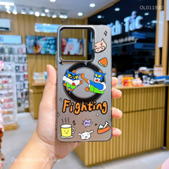 Ốp Redmi Note 13 4G nhám bạc Fighting