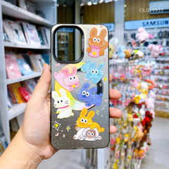 Ốp Redmi 13C nhám bạc Thỏ nhiều màu
