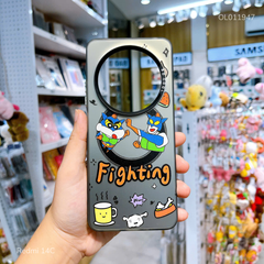 Ốp Redmi 14C nhám bạc Fighting
