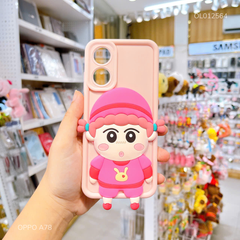 Ốp Oppo A78 silicon hình Shin nổi