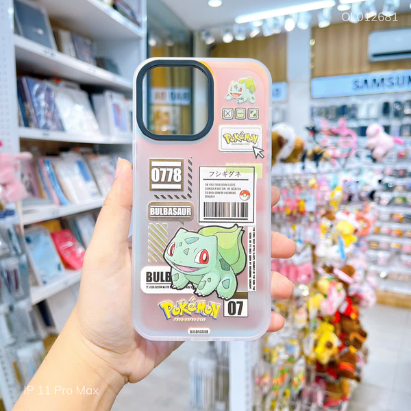 Ốp IP 11 Pro Max lưng phản quang Rùa Pokemon