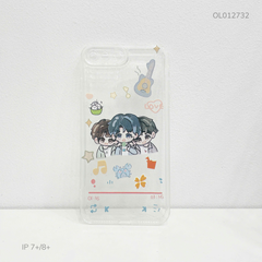 Ốp IP 7+/8+ dẻo trong in 3 hình Anime nam